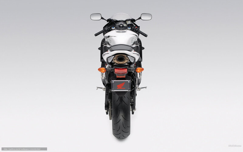 rear view of a white sport motorcycle