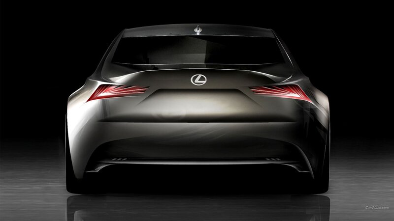 Rear View of Black Car