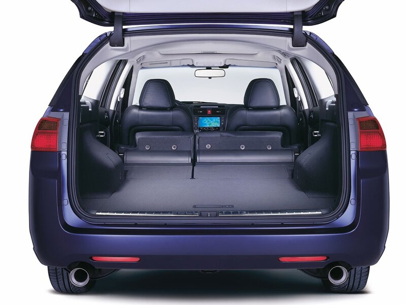 rear view of car trunk