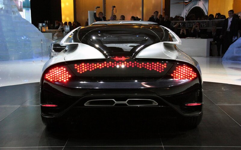 Rear View of Concept Car