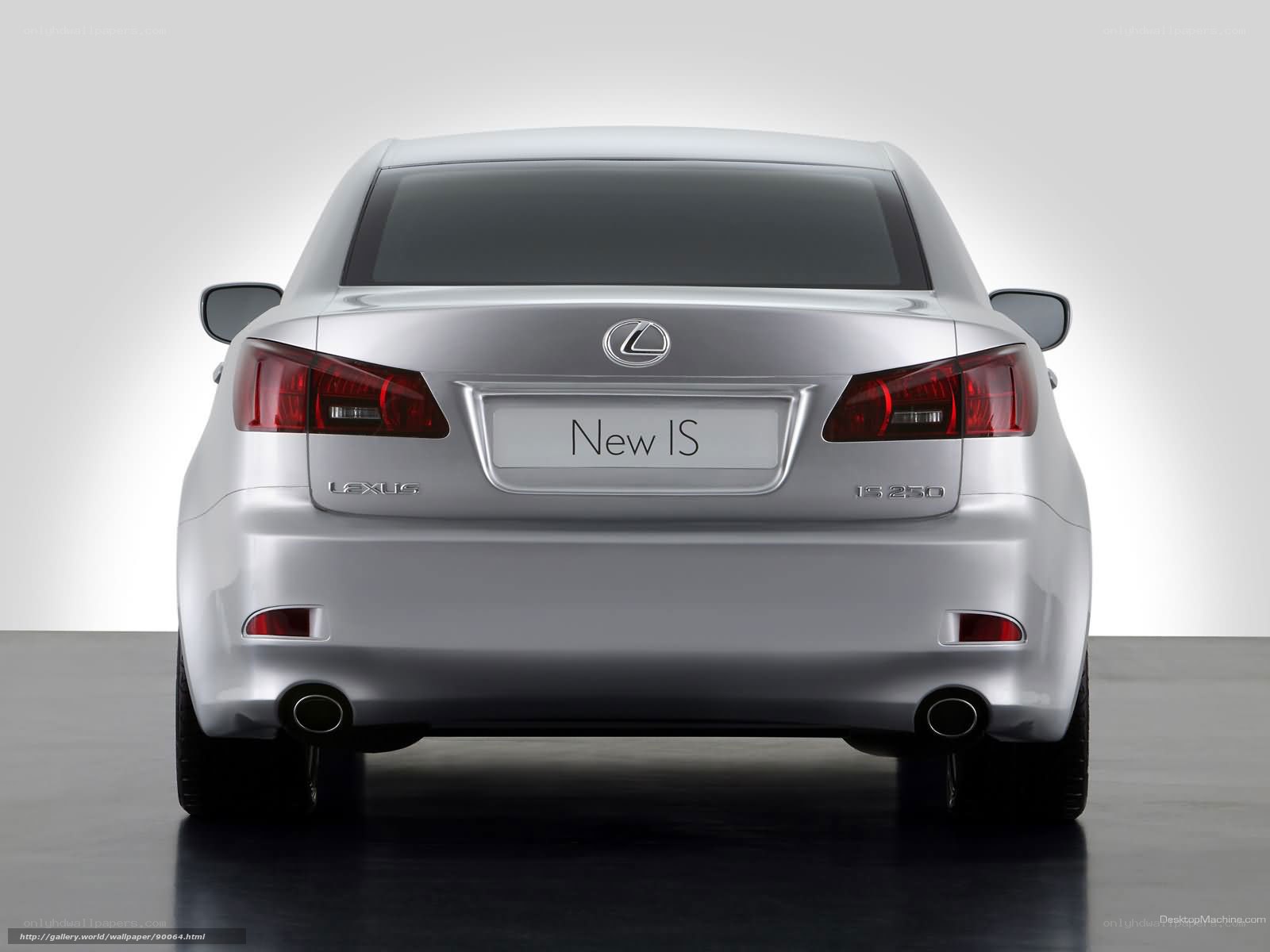rear view of lexus is