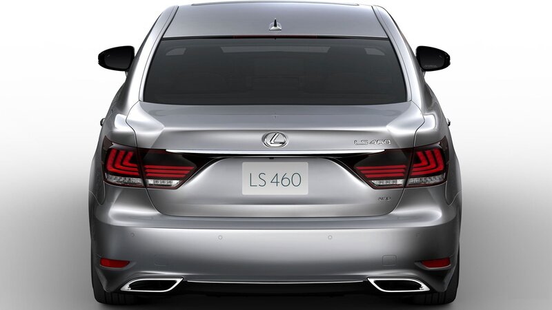rear view of lexus ls460