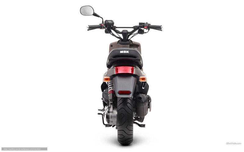 Rear View of MBK Scooter