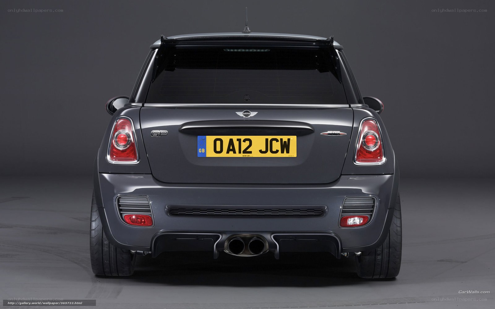 rear view of mini cooper gp