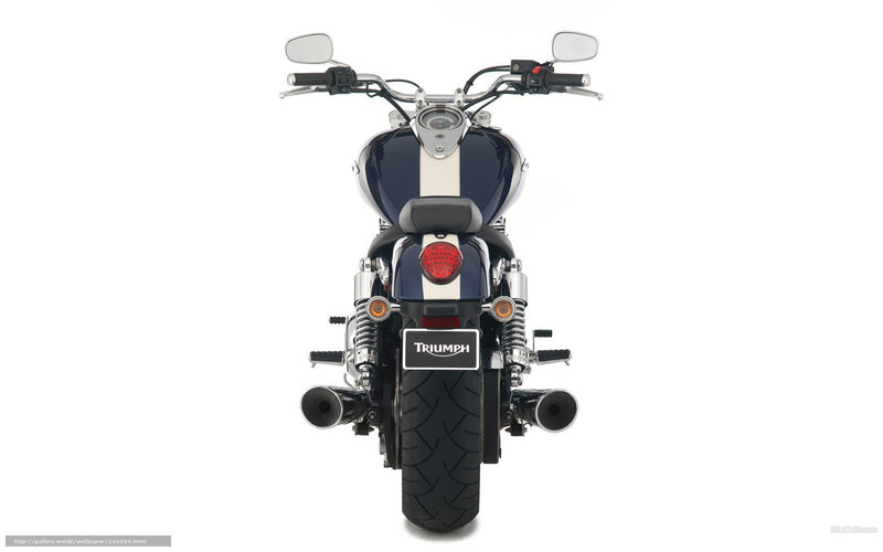 Rear View of Motorcycle — Black, Neutral