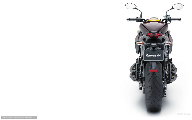 Rear View of Motorcycle — Black