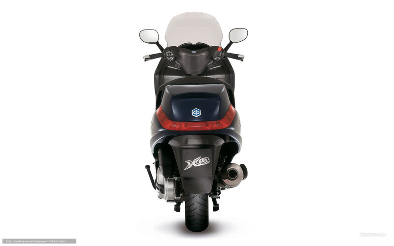 rear view of scooter