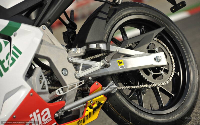 Rear Wheel of a Motorcycle