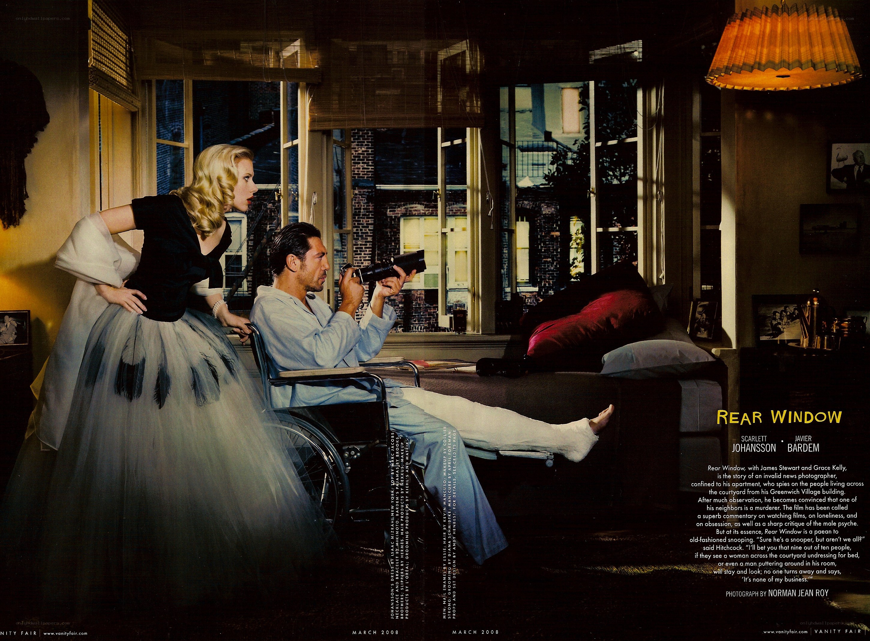Rear Window fashion shoot