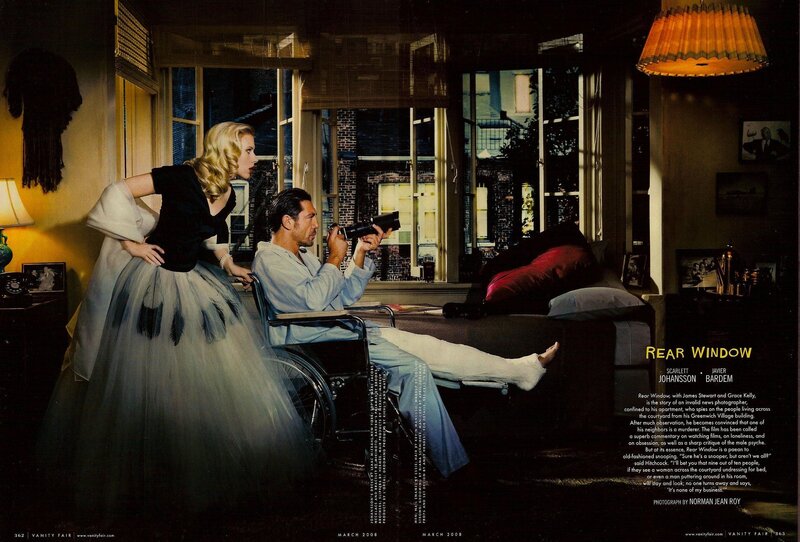 Rear Window magazine spread