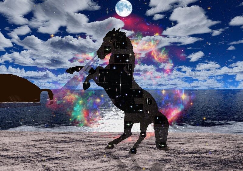 Rearing Horse Silhouette