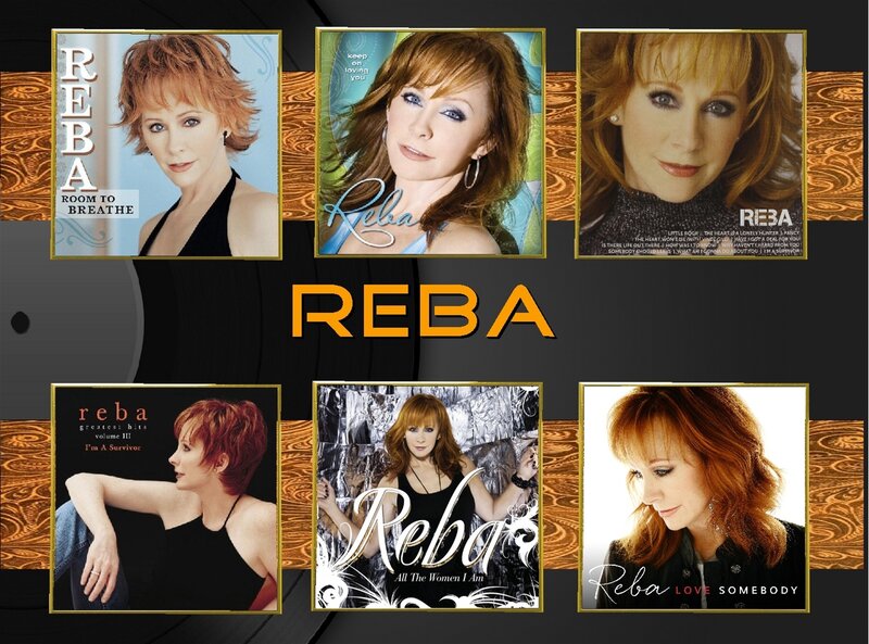 Reba McEntire on Album Covers