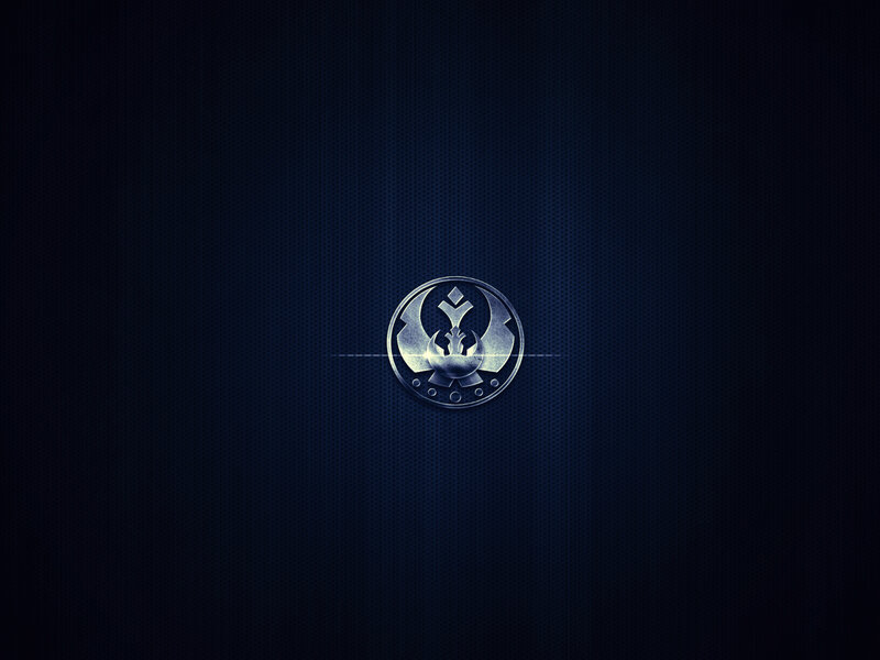 Rebel Alliance Symbol — Blue