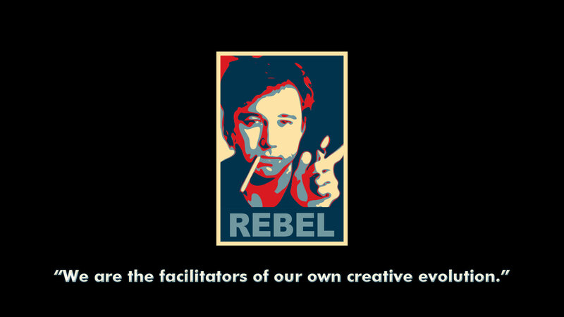 Rebel creative evolution poster