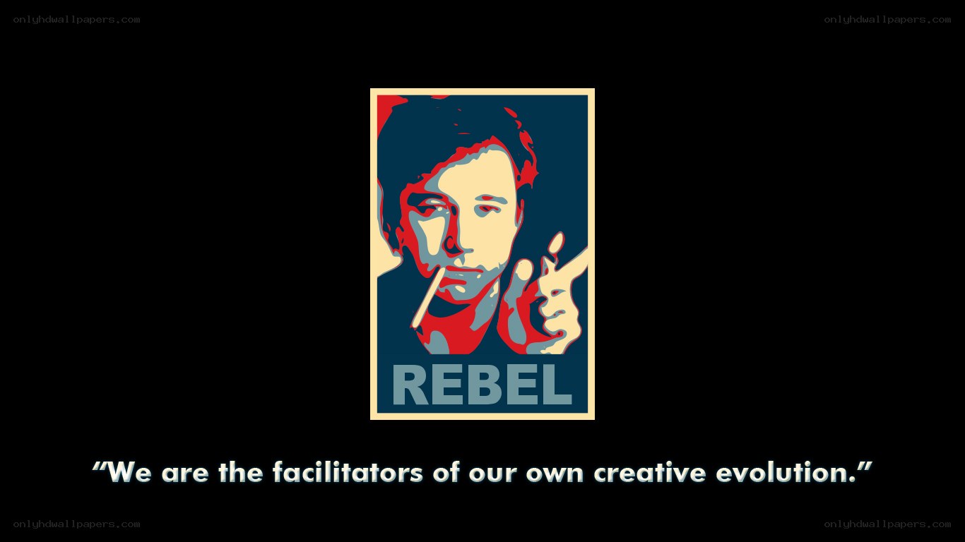 Rebel creative evolution poster