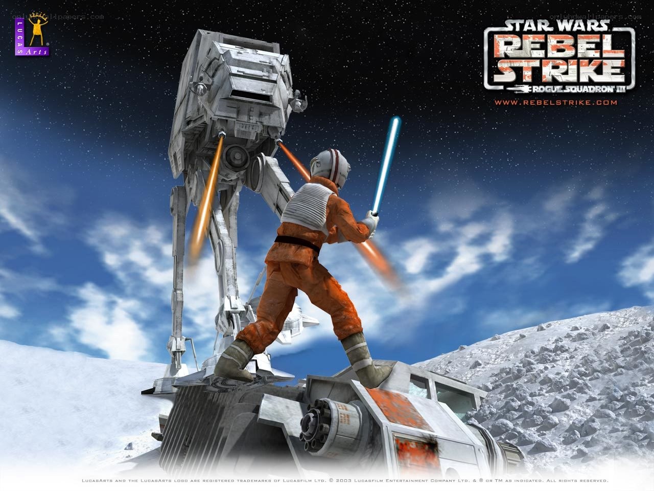 Rebel vs AT-AT on Hoth