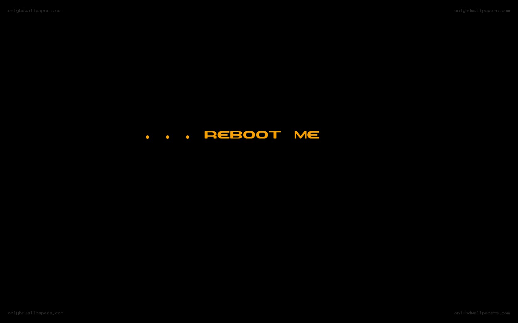 reboot me screen