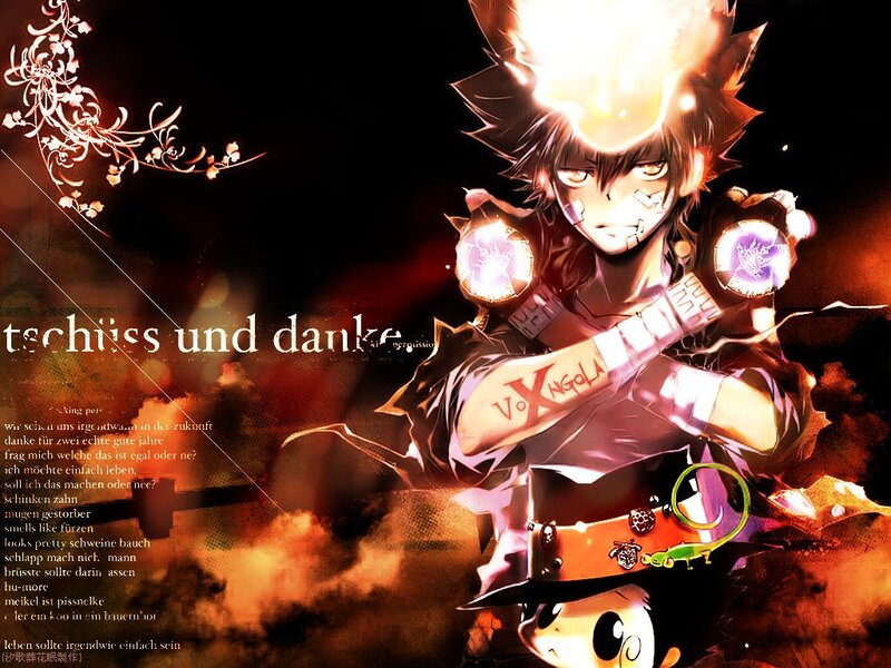 Reborn anime character art