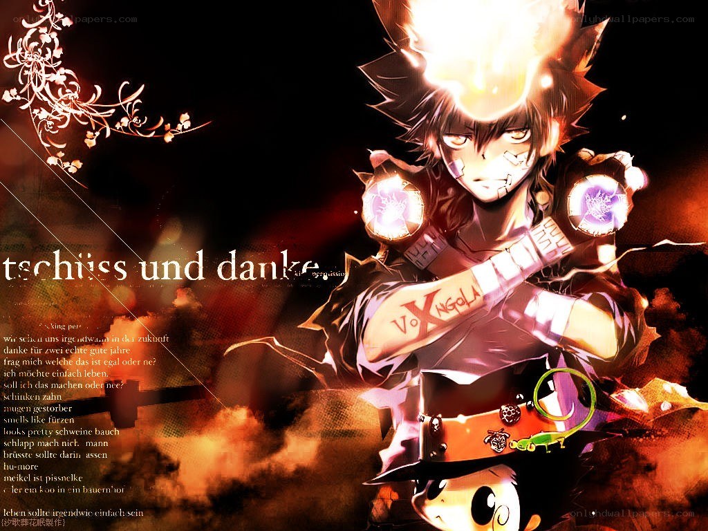 Reborn anime character art