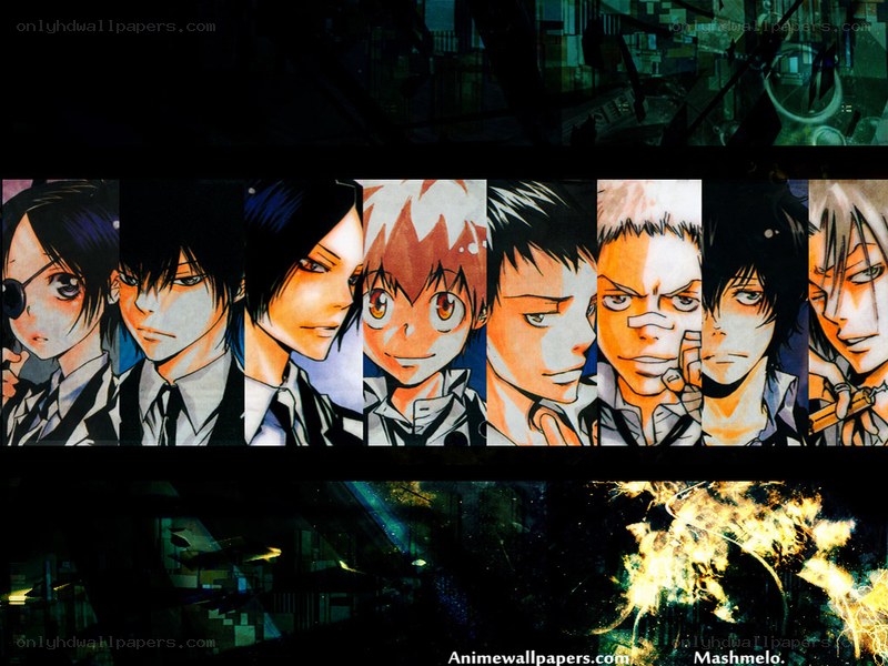 Reborn anime character collage
