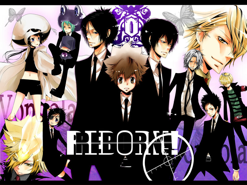 Reborn! anime character collage