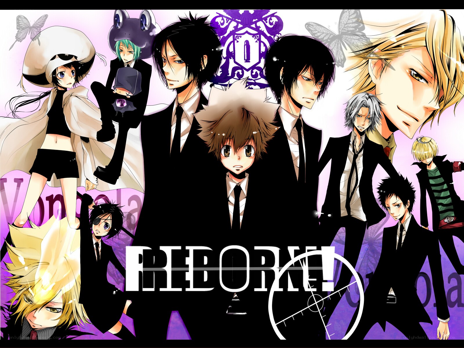 Reborn! anime character collage