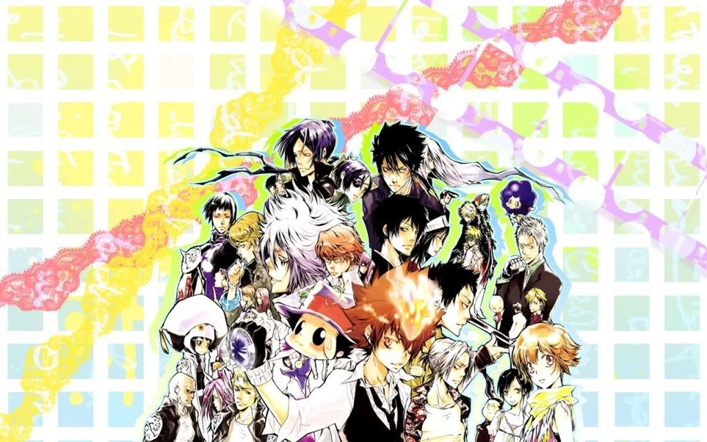 Reborn! anime character collage