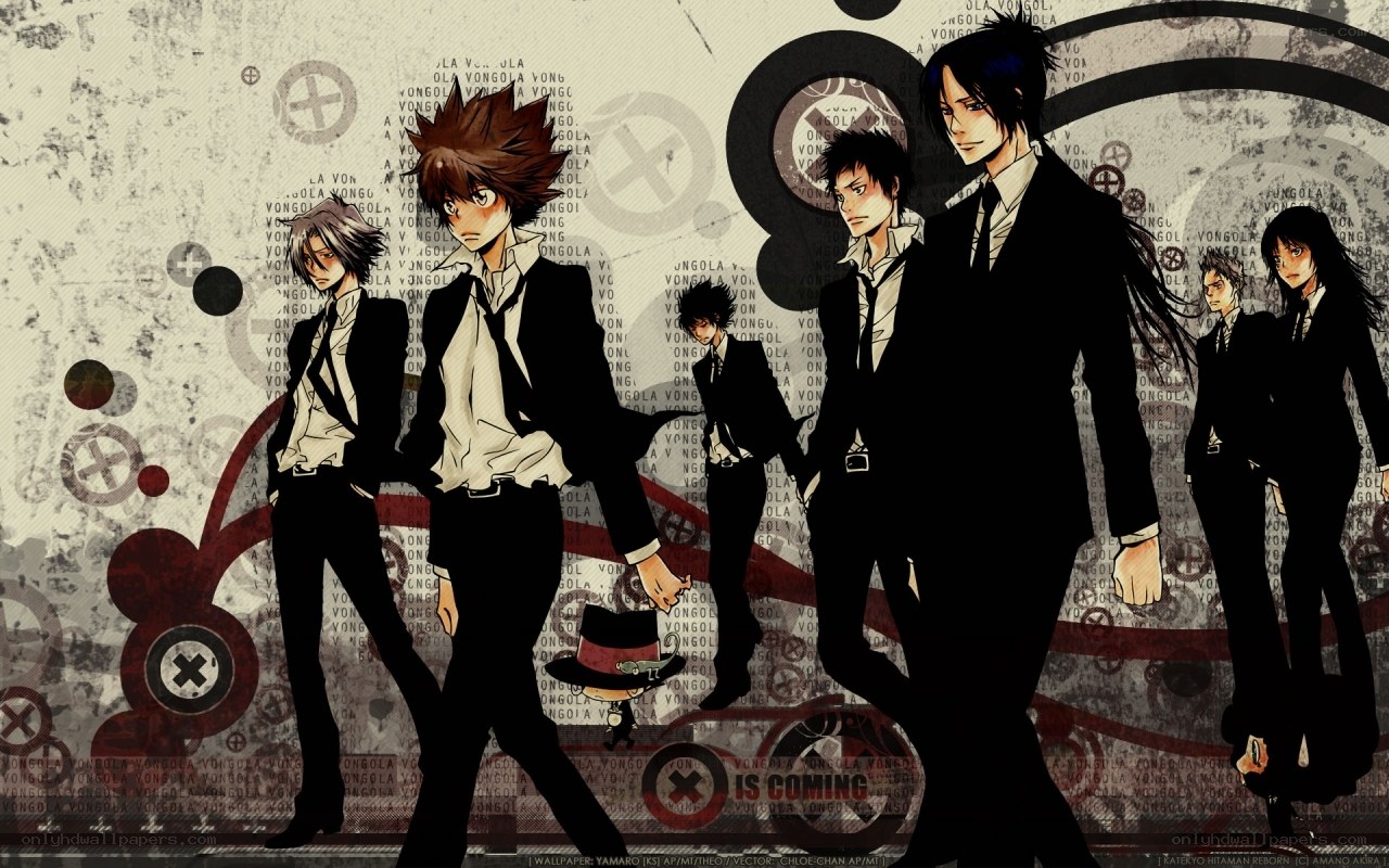 Reborn anime character group
