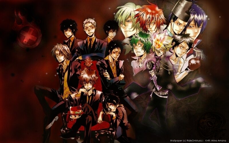 Reborn anime character group
