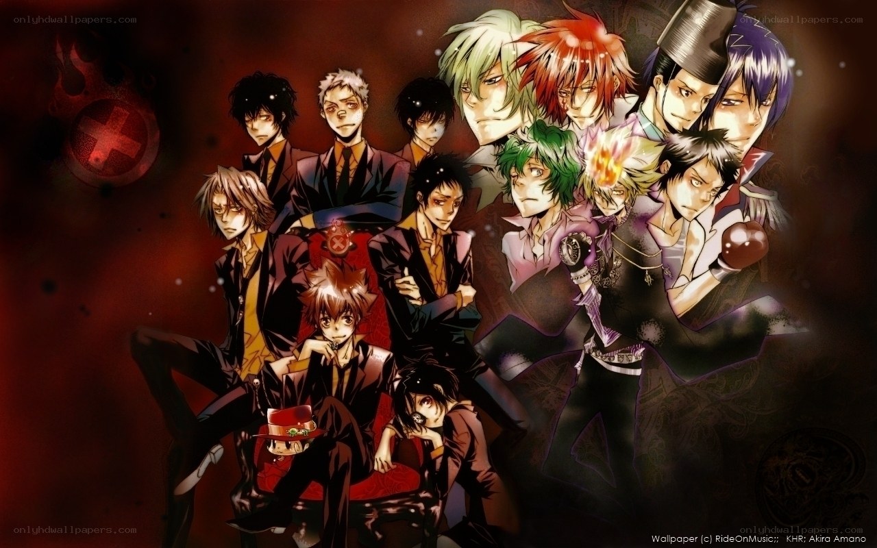Reborn anime character group