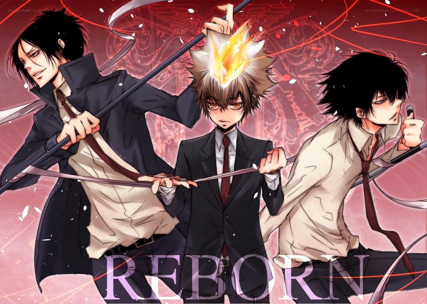 Reborn anime characters in action