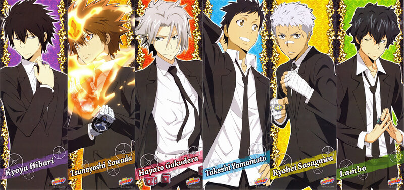 Reborn! characters in suits