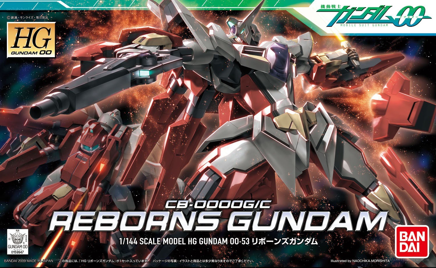 Reborns Gundam model kit