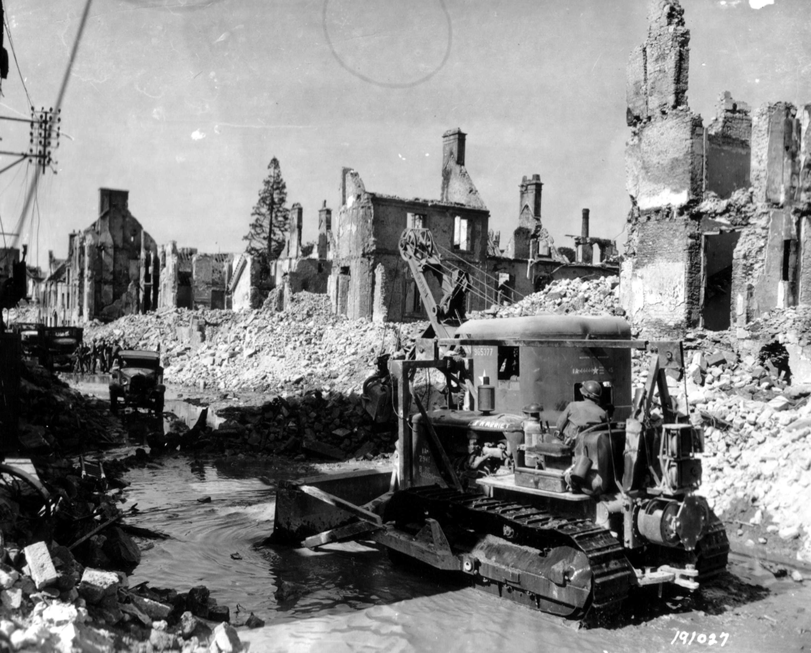 Rebuilding after war destruction