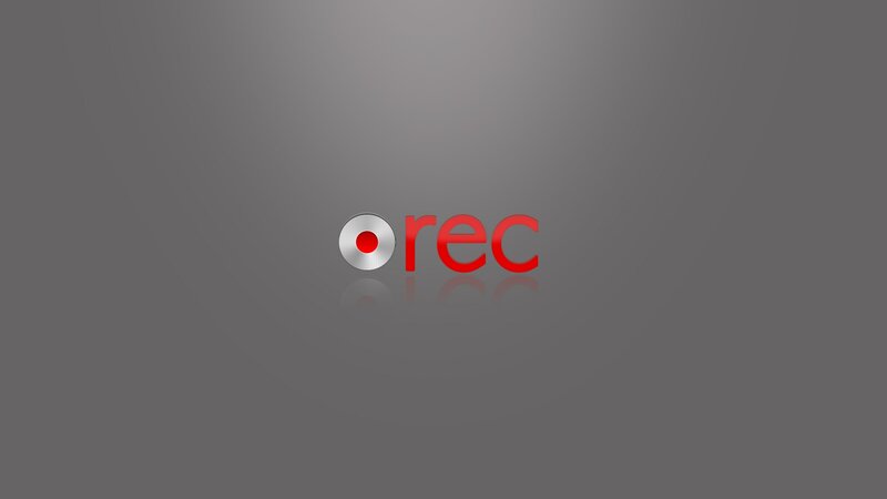 rec logo on gray background