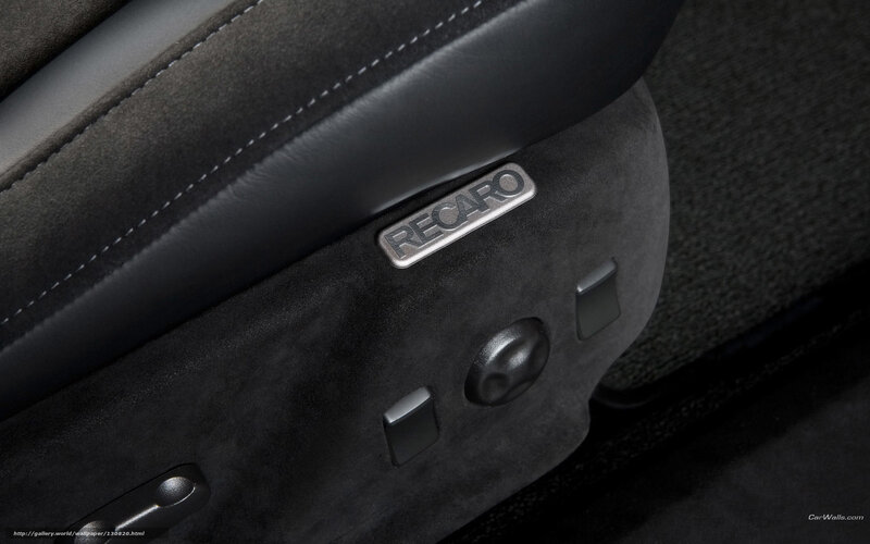 Recaro seat control panel