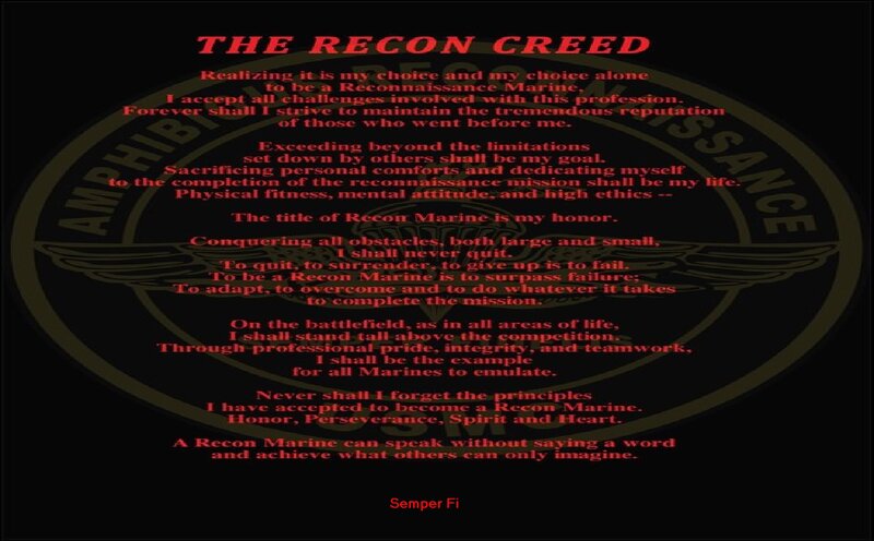 Recon Creed Text
