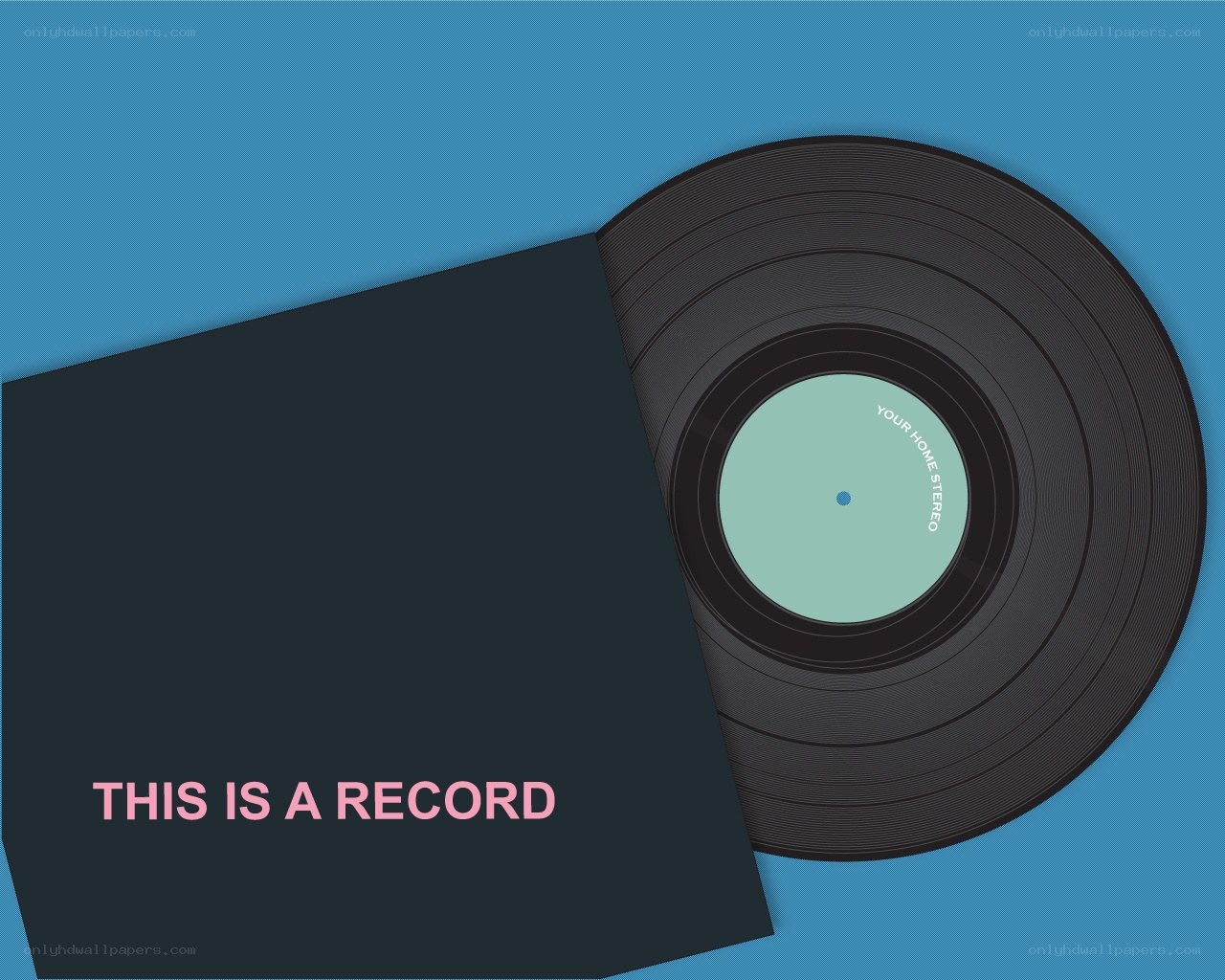 record in sleeve