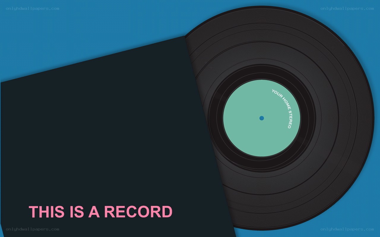 record with cover art