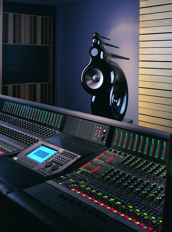 Recording studio control room