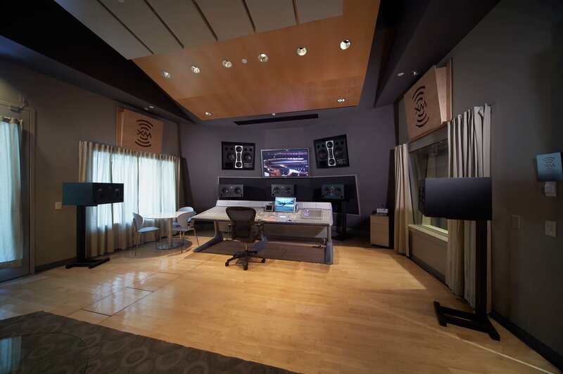 Recording Studio Control Room — Brown, Professional