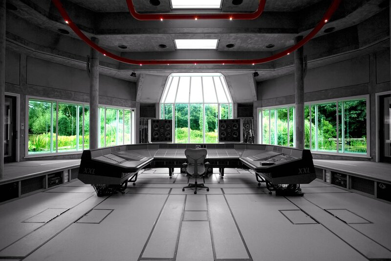 Recording Studio Control Room — Gray