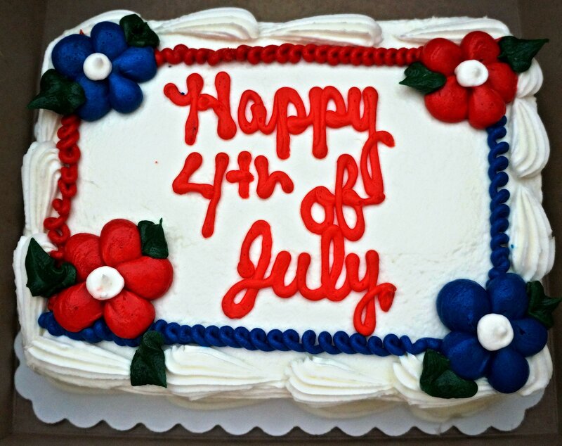 Rectangular Birthday Cake — White
