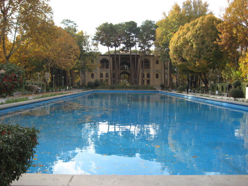 Rectangular Pool with Building