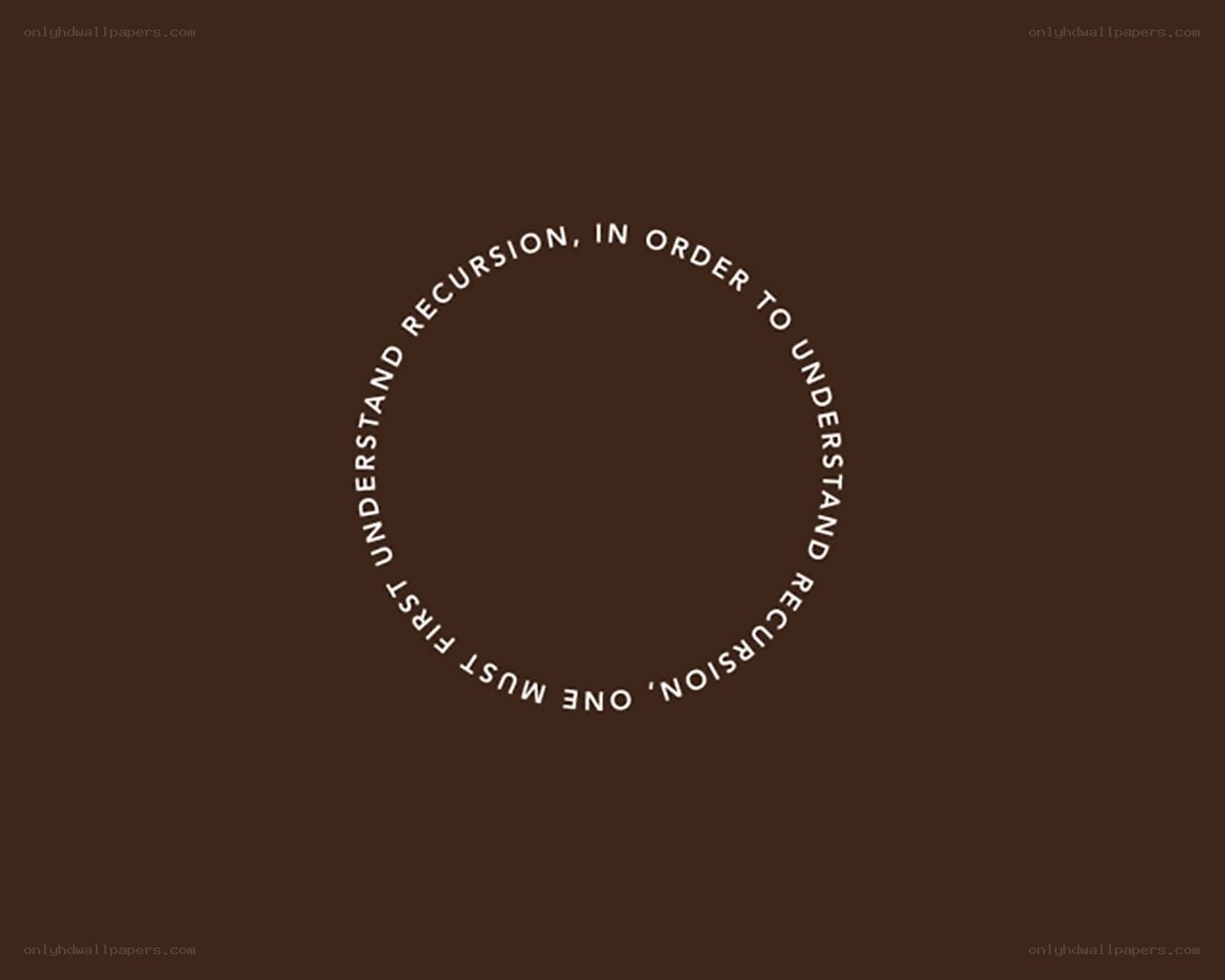 Recursion understanding quote
