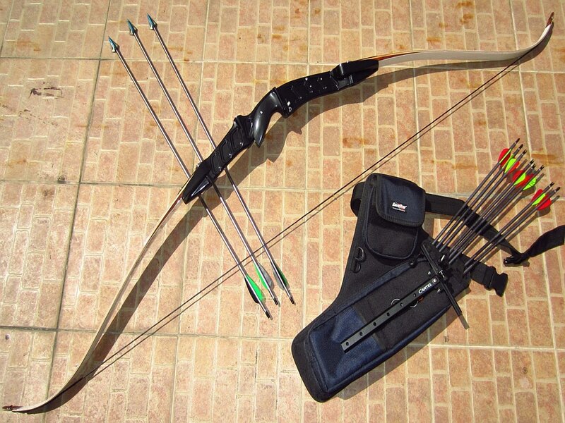 Recurve Bow and Arrows