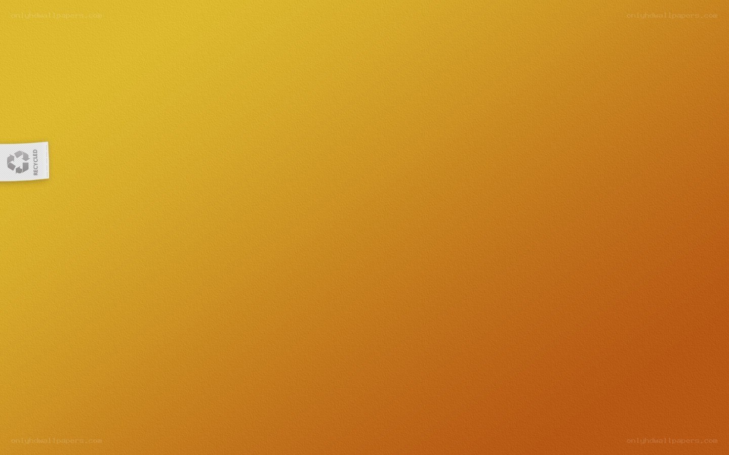 recycled label on gradient