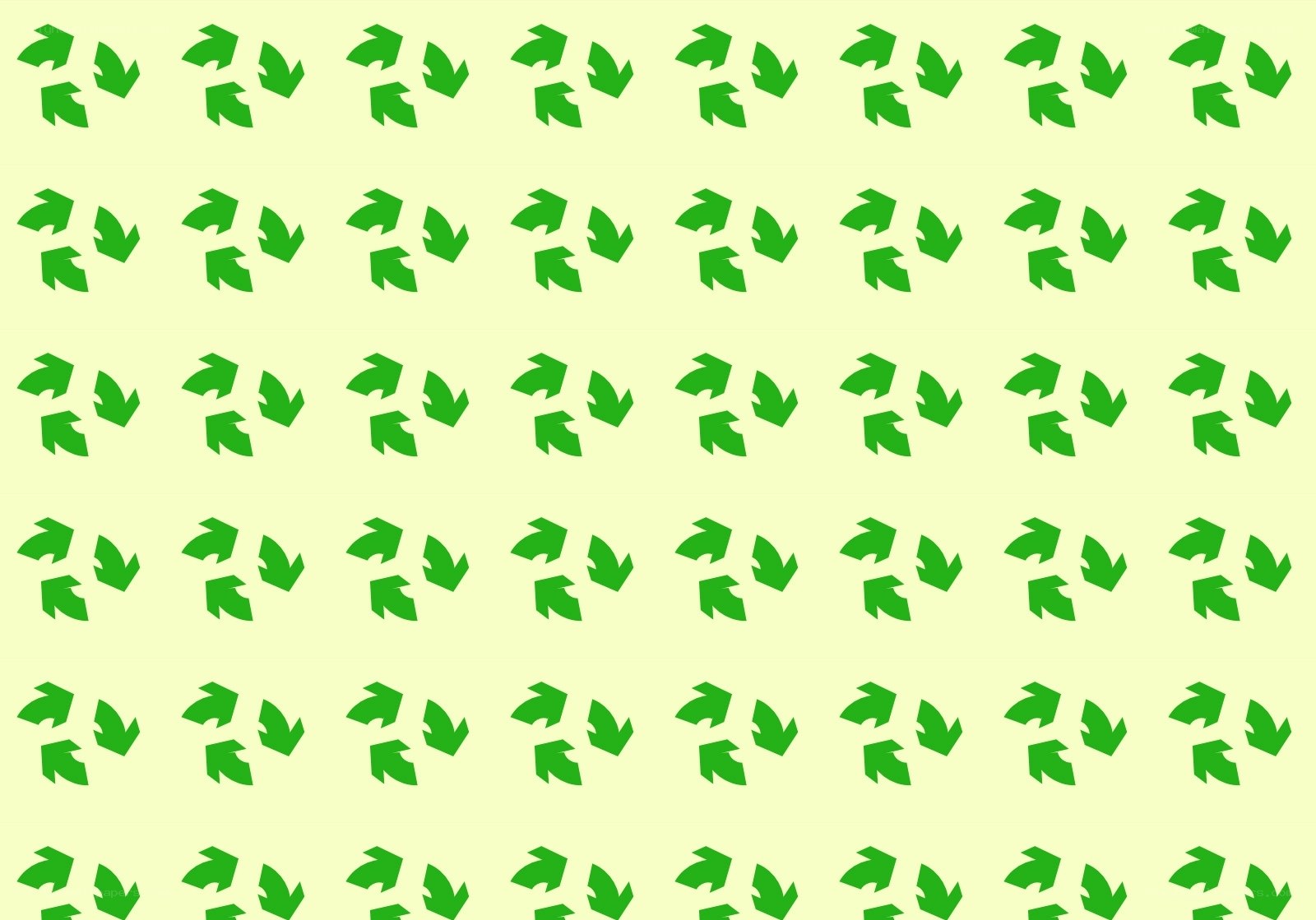 recycling symbol pattern