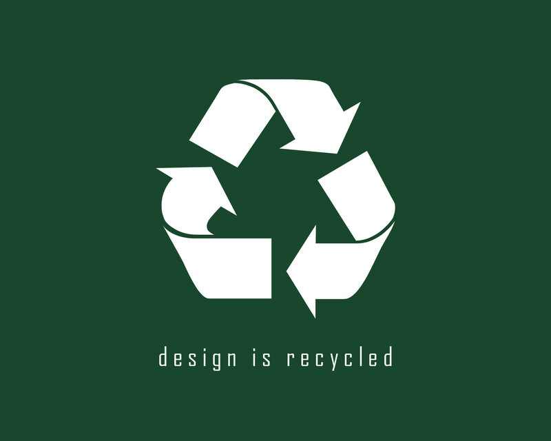 recycling symbol with text