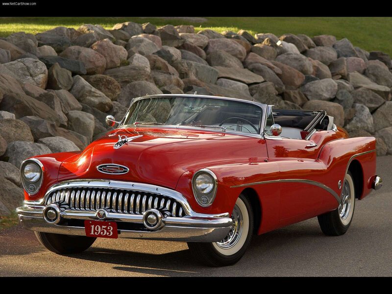Red 1953 Buick Convertible